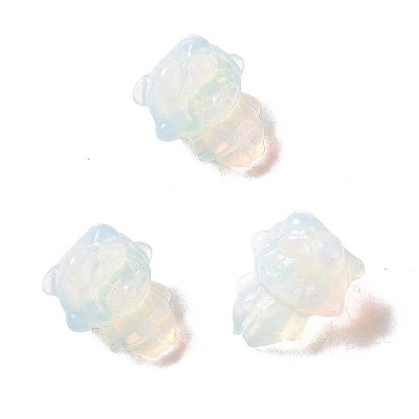 

PandaHall Opalite Beads, Sheep, 17.5~18x15x11.5~12mm, Hole: 1.2mm Opalite Sheep