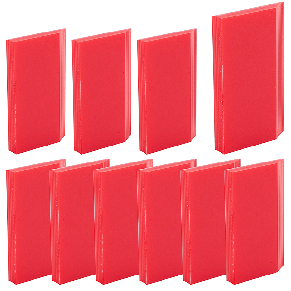 PandaHall TPU Scraper, Synthetic Rubber Squeegee Car Film Tools, for Car Scraper Decal Applicator Tool, Red, 3x4.9x0.5cm Synthetic Rubber... PandaHall TPU Scraper, Synthetic Rubber Squeegee Car Film Tools, for Car Scraper Decal Applicator Tool, Red, 3x4.9x0.5cm Synthetic Rubber...