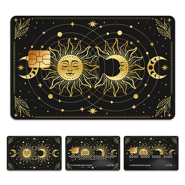

PandaHall Credit Debit Card Skin Sticker Cover, Waterproof, Scratch-Resistant and Attractive Astrology Card Skin Custom 4 Styles for Credit...