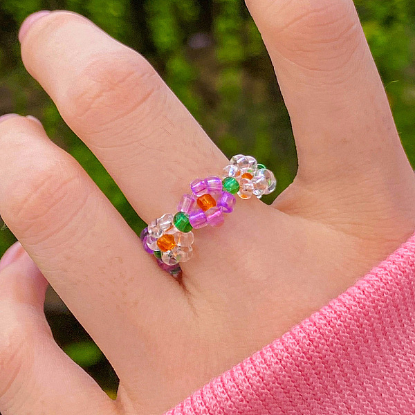 Glass Beaded Stretc… - image