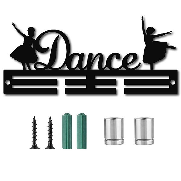 

PandaHall CREATCABIN Acrylic Medal Holder Dance Dancer Medals Hanger Display Stand Wall Mount Hanger Hanging for Home Badge 2 Lines Athletes...