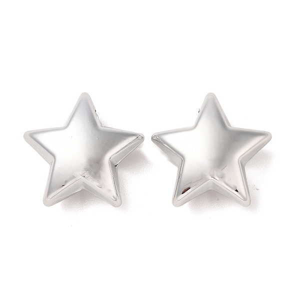 

PandaHall CCB Plastic Beads, Star, Platinum, 23.5x23.5x12mm, Hole: 2mm Plastic Star