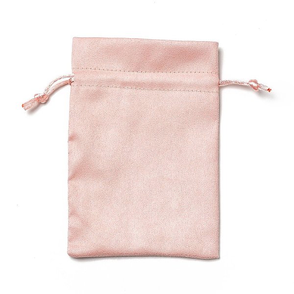 

PandaHall Velvet Cloth Drawstring Bags, Jewelry Bags, Christmas Party Wedding Candy Gift Bags, Rectangle, Light Coral, 15x10cm Velvet None