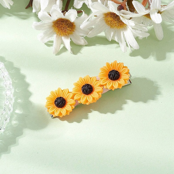 Iron Flat Alligator Hair Clips