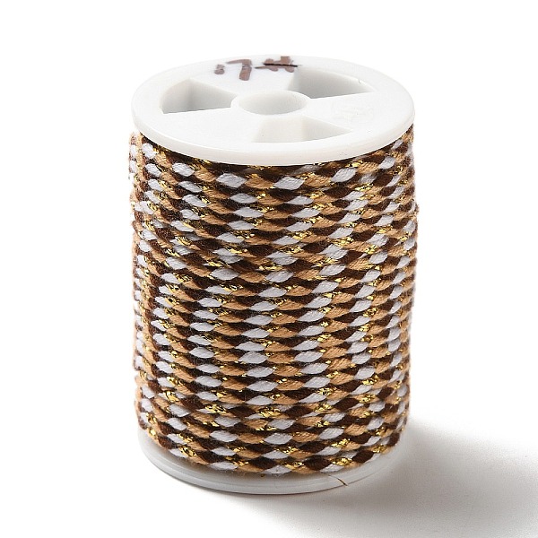 

PandaHall 4-Ply Polycotton Cord Metallic Cord, Handmade Macrame Cotton Rope, for String Wall Hangings Plant Hanger, DIY Craft String...