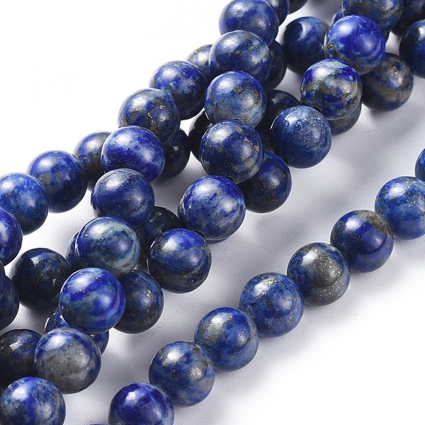 Lapis Lazuli Naturelles Perles Rondes Brins