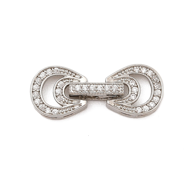 Brass Micro Pave Cl… - image