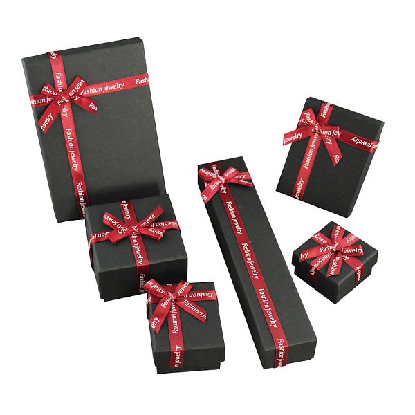 

PandaHall Cardboard Bracelet Boxes, with Satin Ribbon Bowknot, Jewelry Gifts Boxes, Rectangle, Red, 7.3x7.3x4.5cm Paper Rectangle Red