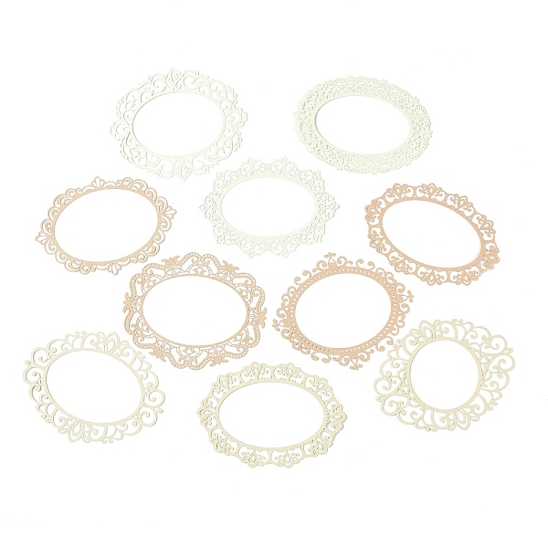 

PandaHall 10Pcs 10 Styles Vintage Lace Cut Scrapbook Paper Pads, Hollow Paper Sheets for DIY Scrapbooking, Greeting Card Making, Oval..., Multicolor