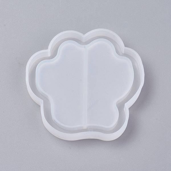 

PandaHall Shaker Mold, DIY Quicksand Jewelry Silicone Molds, Resin Casting Molds, For UV Resin, Epoxy Resin Jewelry Making, Bears Paw, White...