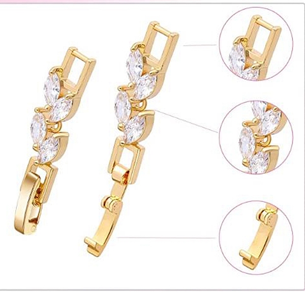Brass Fold Over Clasps