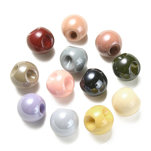 Opaque Acrylic Beads - image