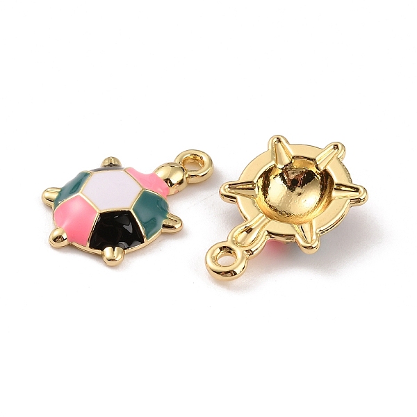 

PandaHall Alloy Enamel Pendants, Golden, Tortoise, Colorful, 19x12x4mm, Hole: 1.6mm Alloy+Enamel Tortoise