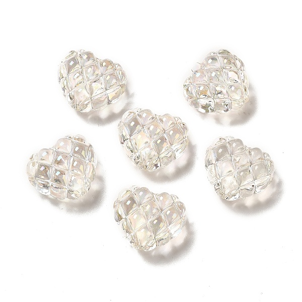 

PandaHall Transparent Acrylic Beads, Heart, Clear, 17.2~17.4x20~20.4x9.6mm, Hole: 3~3.2mm Acrylic Heart Clear