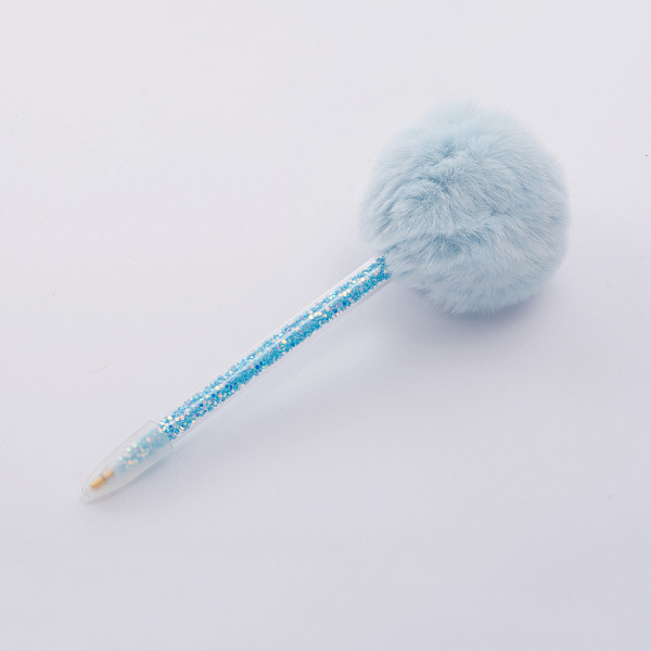 

PandaHall Pom Pom Ball Diamond Painting Point Drill Pen, Painting Cross Stitch Accessories Embroidery Tool, with Sequin inside, Blue...