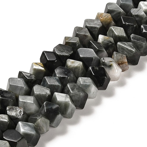 

PandaHall Natural Eagle Eye Stone Beads Strands, Faceted, Nuggets, 10~11x8~10x7~8mm, Hole: 1mm, about 22~23pcs/strand, 7.09~7.48''(18~19cm)...