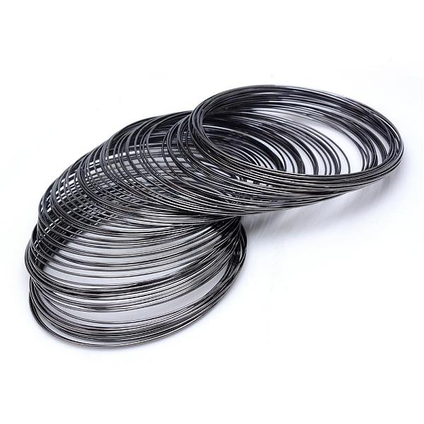 

PandaHall Steel Memory Wire, for Wrap Bracelets Making, Nickel Free, Gunmetal, 20 Gauge, 0.8mm, 60mm inner diameter, 1100 circles/1000g...