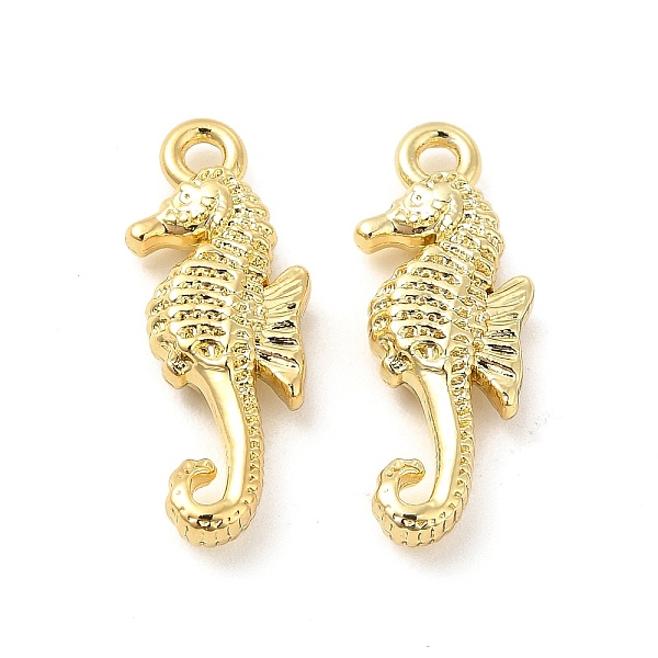 

PandaHall Rack Plating Alloy Pendants, Cadmium Free & Lead Free, Sea Horse Charms, Light Gold, 21x8.5x4mm, Hole: 1.6mm Alloy Sea Horse