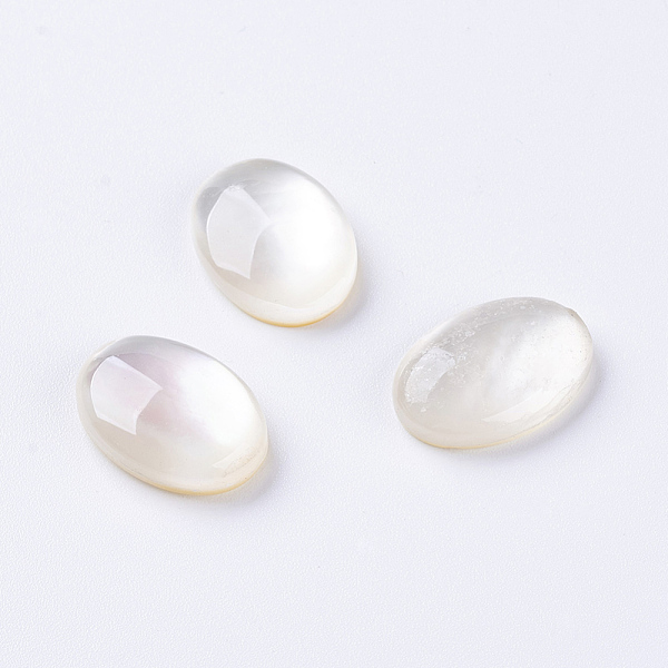 

PandaHall Shell Cabochons, Oval, 18x13x4.5mm Shell Oval