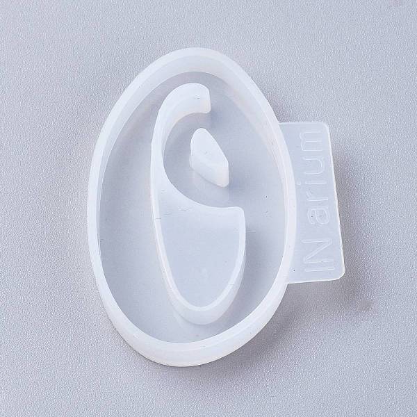 

PandaHall Letter DIY Silicone Molds, For UV Resin, Epoxy Resin Jewelry Making, Letter.O, 53x42x8mm, Inner Diameter: 51x32mm Silicone Letter..., White
