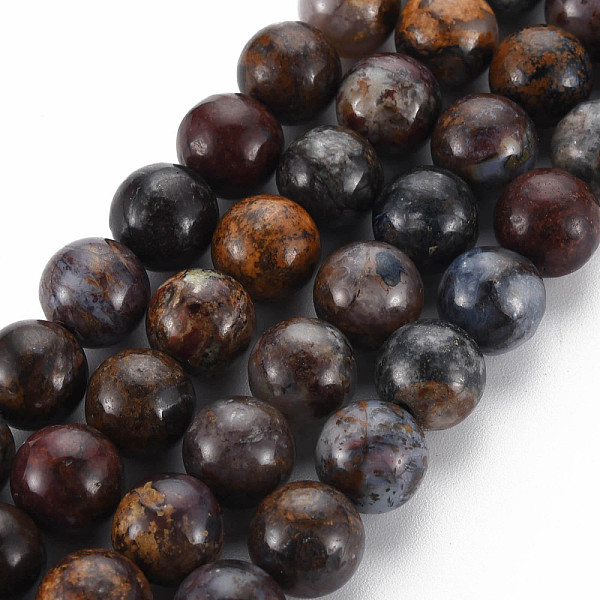 

PandaHall Natural Pietersite Beads Strands, Round, 10mm, Hole: 1mm, about 40pcs/strand, 15.7 inch Pietersite Round