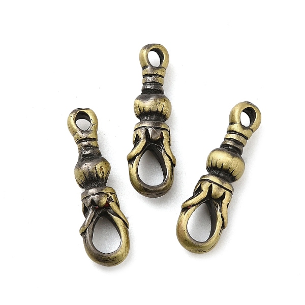 

PandaHall Tibetan Style Rack Plating Brass Connector Charms, Long-Lasting Plated, Flower, Antique Bronze, 19x5.5x2.5mm, Hole: 2mm Brass...