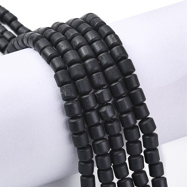 

PandaHall Handmade Polymer Clay Bead Strands, Column, Black, 6.5x6mm, Hole: 1.2mm, about 61pcs/strand, 15.75 inch(40cm) Polymer Clay Column...