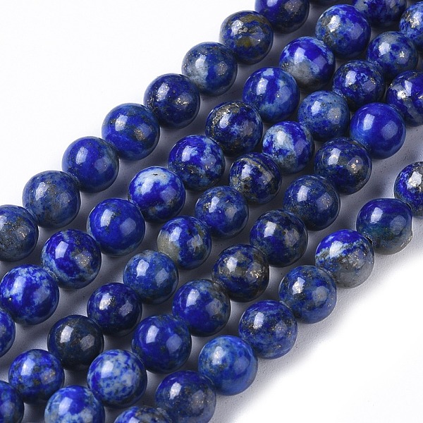 

PandaHall Natural Lapis Lazuli Beads Strands, Round, 6.5~7mm, Hole: 0.6mm, about 60pcs/strand, 15.35 inch~15.55 inch(39~39.5cm) Lapis Lazuli...