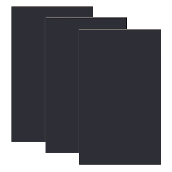 PandaHall Olycraft PVC Foam Boards, Poster Board, for Crafts, Modelling, Art, Display, School Projects, Rectangle, Black, 15.3x25.5x0.5cm...