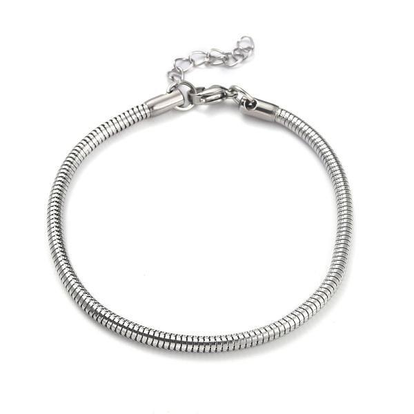 

PandaHall 304 Stainless Steel Bracelets, Stainless Steel Color, 7-3/4 inch(19.7cm) 304 Stainless Steel