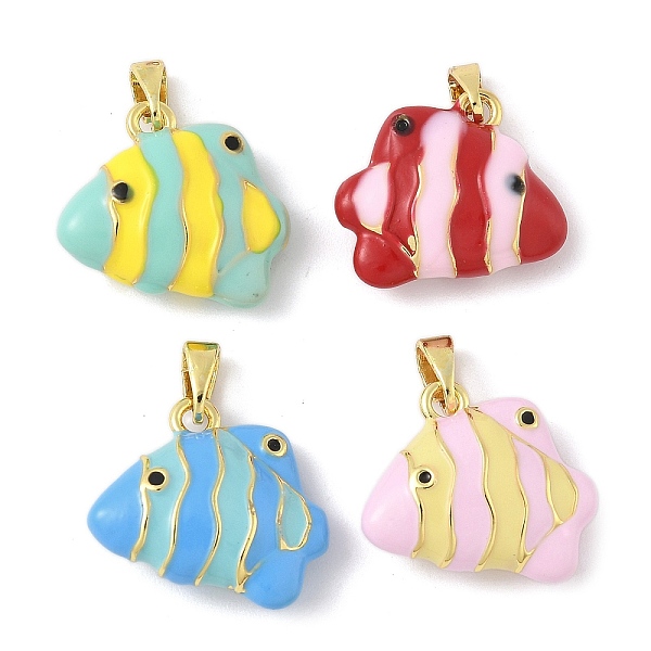 Brass Enamel Pendan… - image