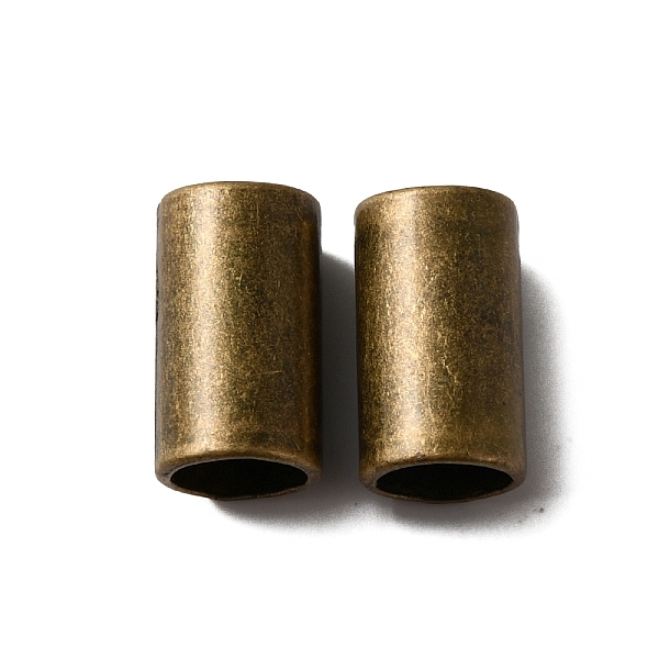 

PandaHall Alloy Cord Ends, End Caps, Column, Antique Bronze, 13.5x7.5mm, Hole: 4.5mm, Inner Diameter: 6mm Alloy