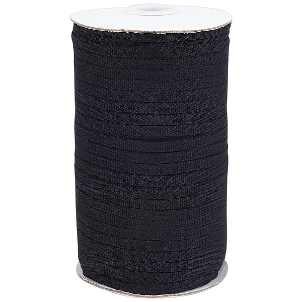 

PandaHall 200M Flat Cotton Linen Ribbon, for Gift Wrapping, Party Decorations, Black, 1/4 inch(5~5.5mm), about 218.72 Yards(200m)/Roll...