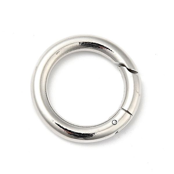

PandaHall 304 Stainless Steel Spring Gate Rings, Stainless Steel Color, 24x4mm, 6 Gauge 304 Stainless Steel