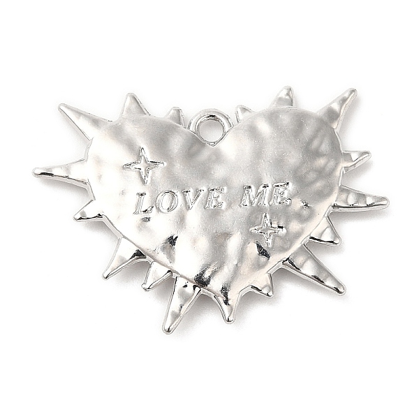 

PandaHall Alloy Enamel Pendants, Platinum, Heart Charm, Black, 21.5x29.5x2.5mm, Hole: 1.8mm Alloy+Enamel Heart Black