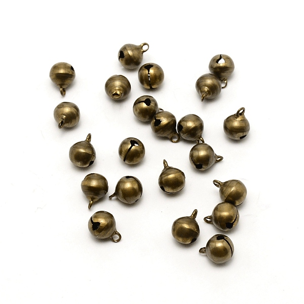

PandaHall Brass Pendants, Bell, Antique Bronze, 12.5x9.5mm, Hole: 2mm Brass Bell