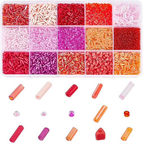 15 style de perles de rocaille rondes en verre-image-SEED-HY0001-09-fr