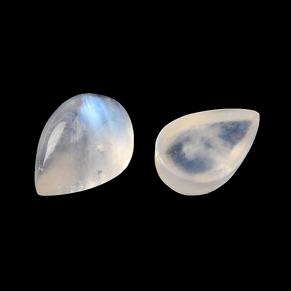 

PandaHall Natural Rainbow Moonstone Cabochons, Grade A, Teardrop, 15~20x10~14.5x6~8mm Rainbow Moonstone Teardrop