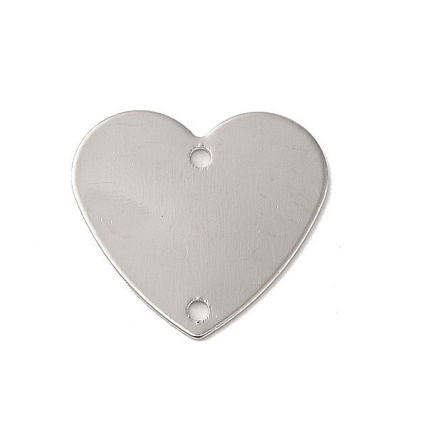 

PandaHall Brass Connector Charms, Heart Links, Real Platinum Plated, 17x18.5x0.5mm, Hole: 1.4mm Brass Heart