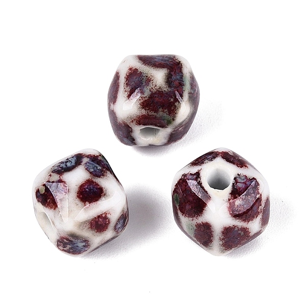 Vintage Handmade Porcelain Beads