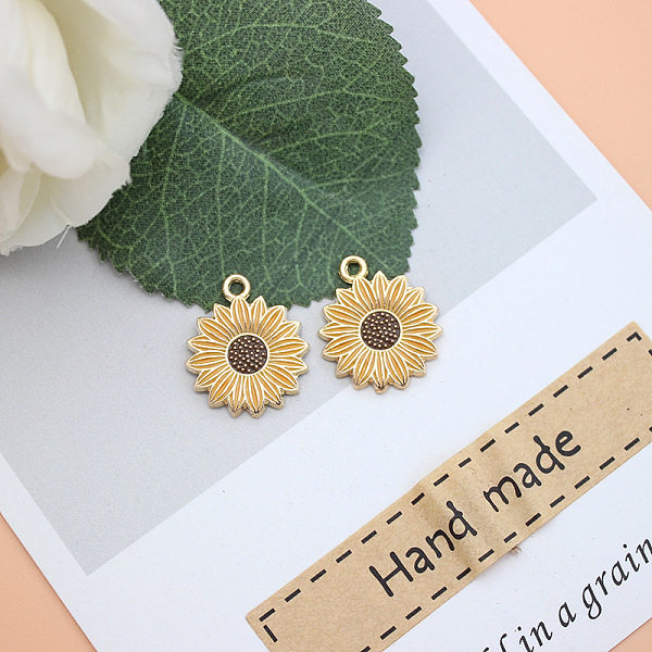 Alloy Enamel Pendants