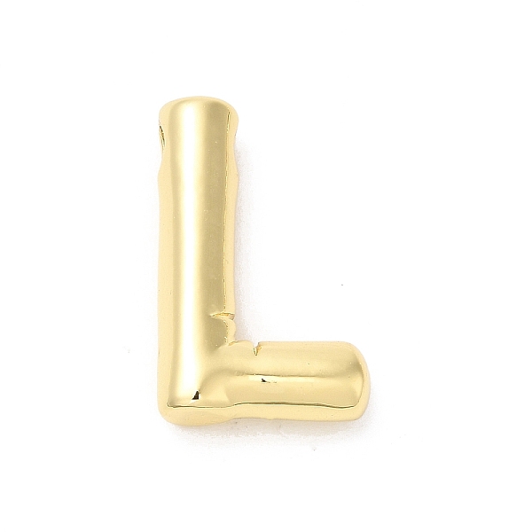 

PandaHall Eco-Friendly Rack Plating Brass Pendants, Long-Lasting Plated, Lead Free & Cadmium Free, Real 18K Gold Plated, Letter Charm...