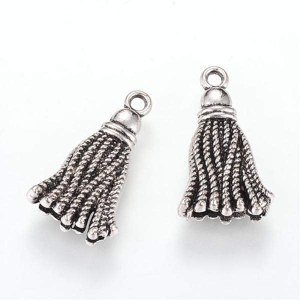 

PandaHall Tibetan Style Alloy Cord Ends, End Caps, Cadmium Free & Lead Free, Antique Silver, 20x12x5mm, Hole: 1.5mm, inner diameter 2x8mm...