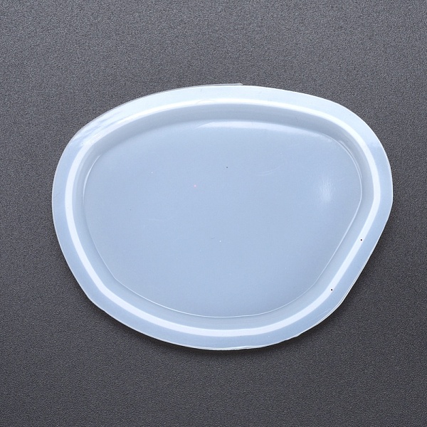 

PandaHall Nuggets Silicone Molds, Resin Casting Molds, For UV Resin, Epoxy Resin Craft Making, White, 89x69x6.5mm Silicone Nuggets White