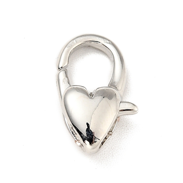 

PandaHall Brass Heart Lobster Claw Clasps, Parrot Trigger Clasps Jewelry Making Findings, Cadmium Free & Lead Free, Long-Lasting Plated...