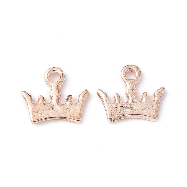 

PandaHall Tibetan Style Alloy Charms, Crown, Cadmium Free & Lead Free, Rose Gold, 10x11x1.5mm, Hole: 1.2mm, about 2280pcs/1000g Alloy Crown