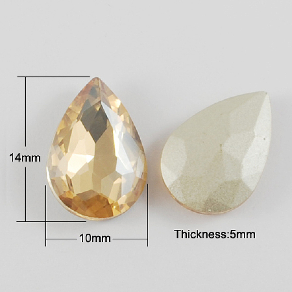 Diamante De Imitación De Cristal En Punta