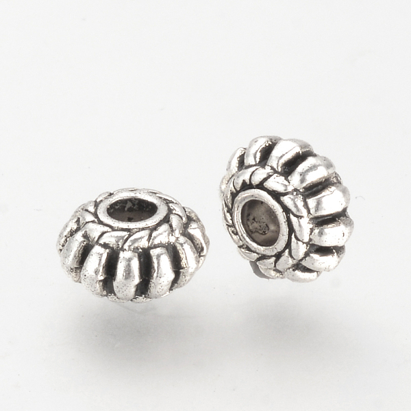 

PandaHall Tibetan Style Alloy Beads, Cadmium Free & Nickel Free & Lead Free, Lantern, Antique Silver, 8x4.5mm, Hole: 2mm, about...