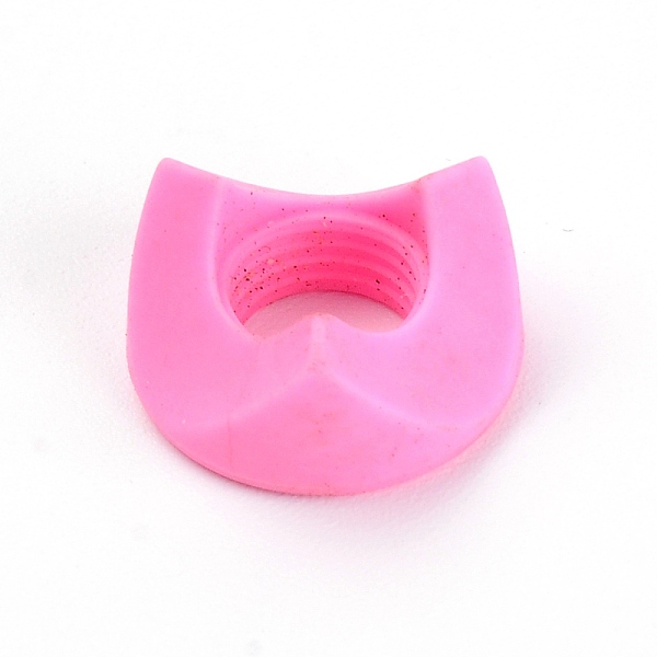 

PandaHall Silicone Pencil Gripper for Kids, Hot Pink, 16x8mm Silicone