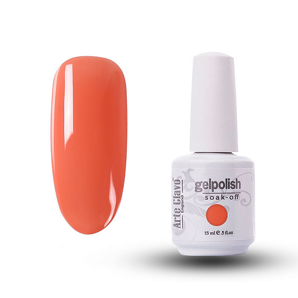 

PandaHall 15ml Special Nail Gel, for Nail Art Stamping Print, Varnish Manicure Starter Kit, Light Salmon, Bottle: 34x80mm Resin Red